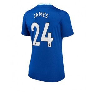 Chelsea Reece James #24 kläder Kvinnor 2022-23 Hemmatröja Kortärmad